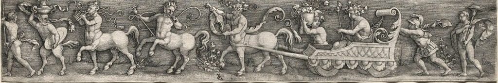 Triumph of Bacchus by Georg Pencz (German, c. 1500–1550)