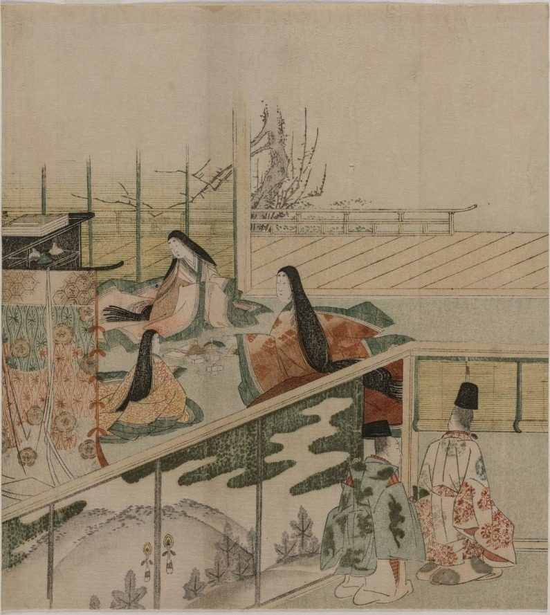 Court Ladies Making Dolls by Kubo Shunman (Japanese, 1757–1820)