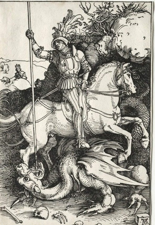 St. George Killing the Dragon by Albrecht Dürer (German, 1471–1528)