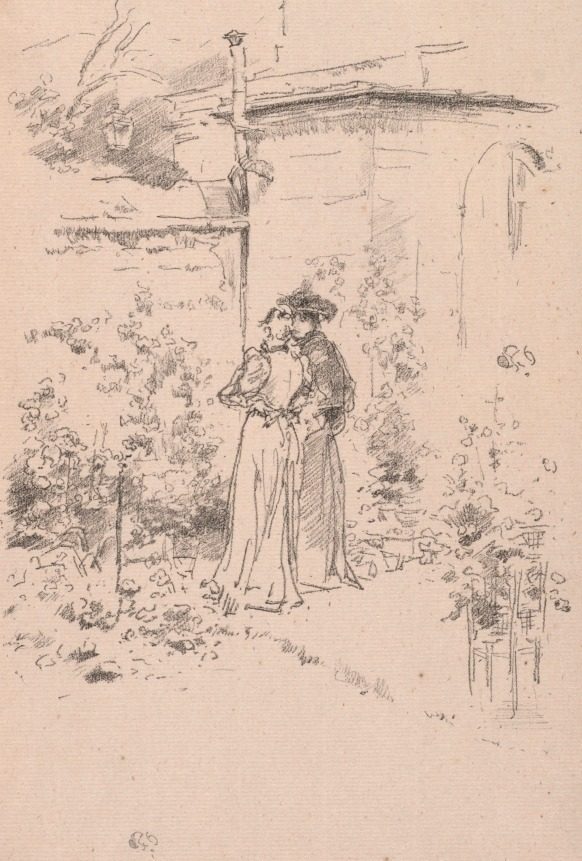 Confidence in the Garden by James McNeill Whistler (American, 1834–1903)
