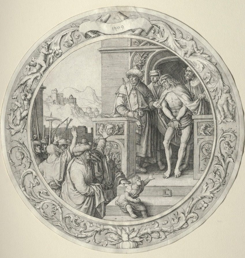 The Round Passion: Christ Presented to the People by Lucas van Leyden (Netherlandish, 1494–about 1533)
