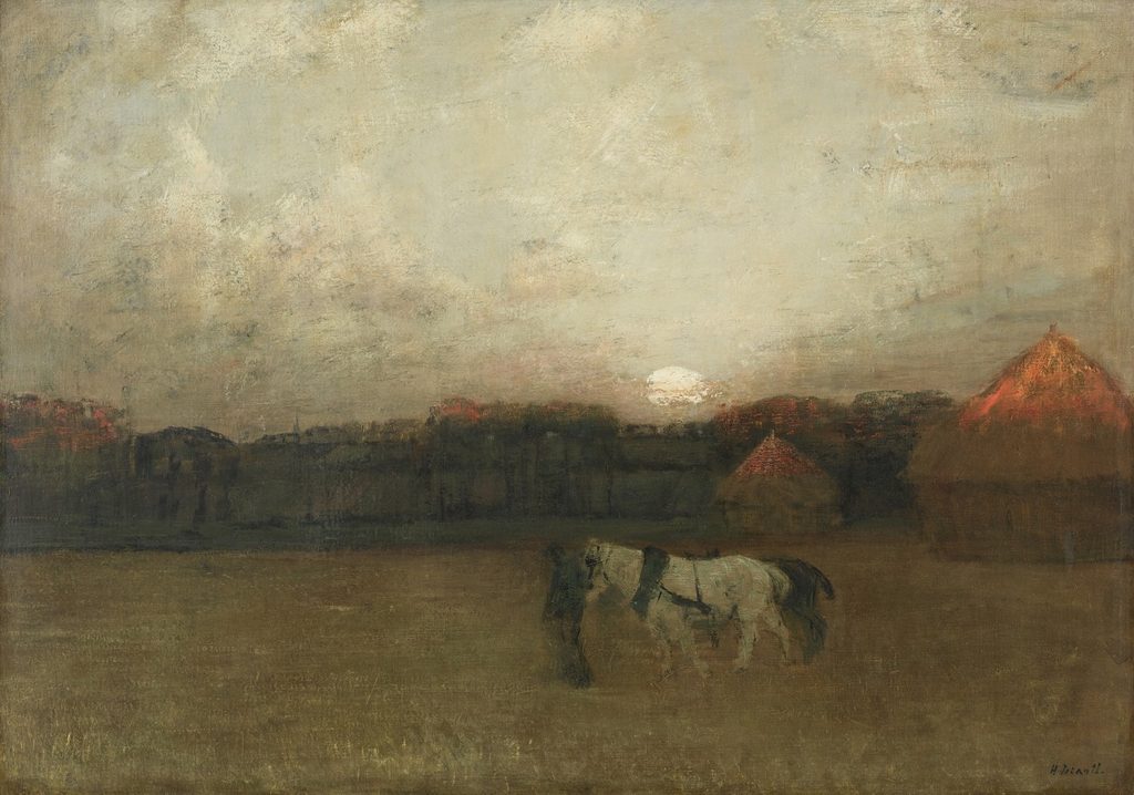 The Stubble Field by Henry Golden Dearth (American, 1864–1918)
