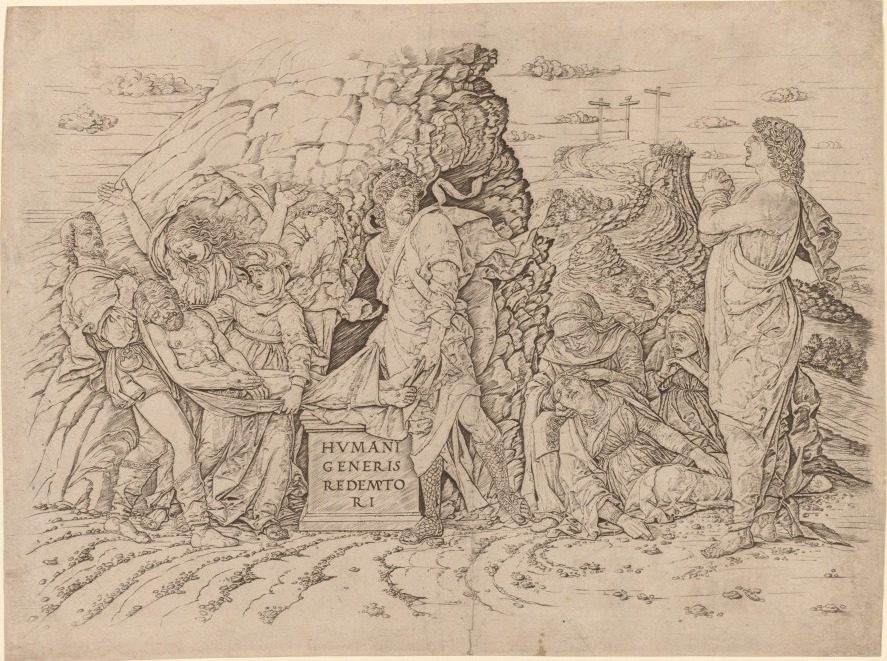 The Entombment by Andrea Mantegna (Italian, about 1431–1506)