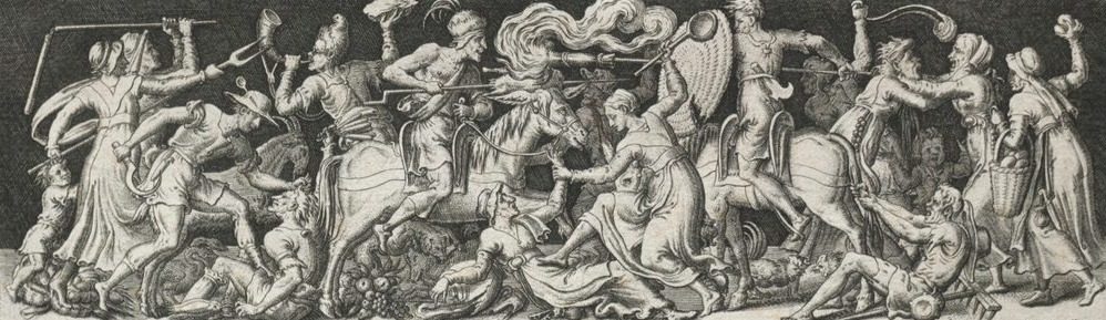 Combats and Triumphs by Etienne Delaune (French, 1518/19-c. 1583)