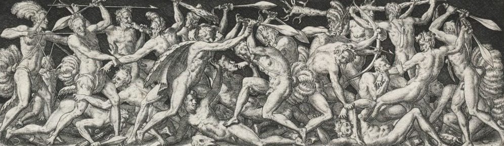 Combats and Triumphs by Etienne Delaune (French, 1518/19-c. 1583)
