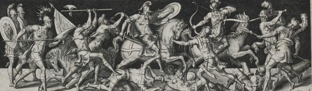 Combats and Triumphs by Etienne Delaune (French, 1518/19-c. 1583)