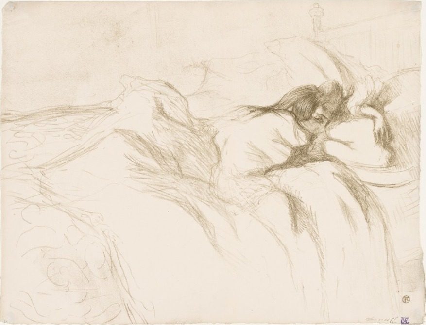 Elles: Woman Sleeping by Henri de Toulouse-Lautrec (French, 1864–1901)