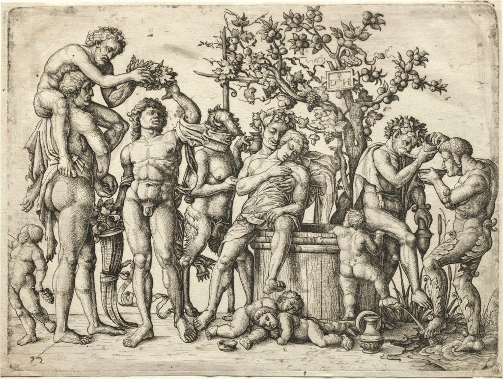 The Bacchanal by Daniel Hopfer (German, c. 1470–1536)