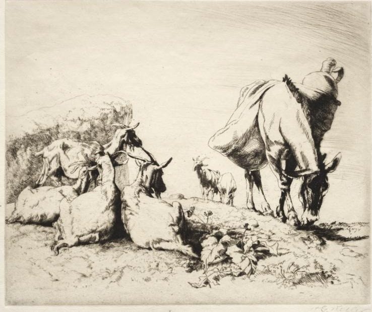 A Roadside in Spain by Henry Keller (American, born Germany, 1869–1949)