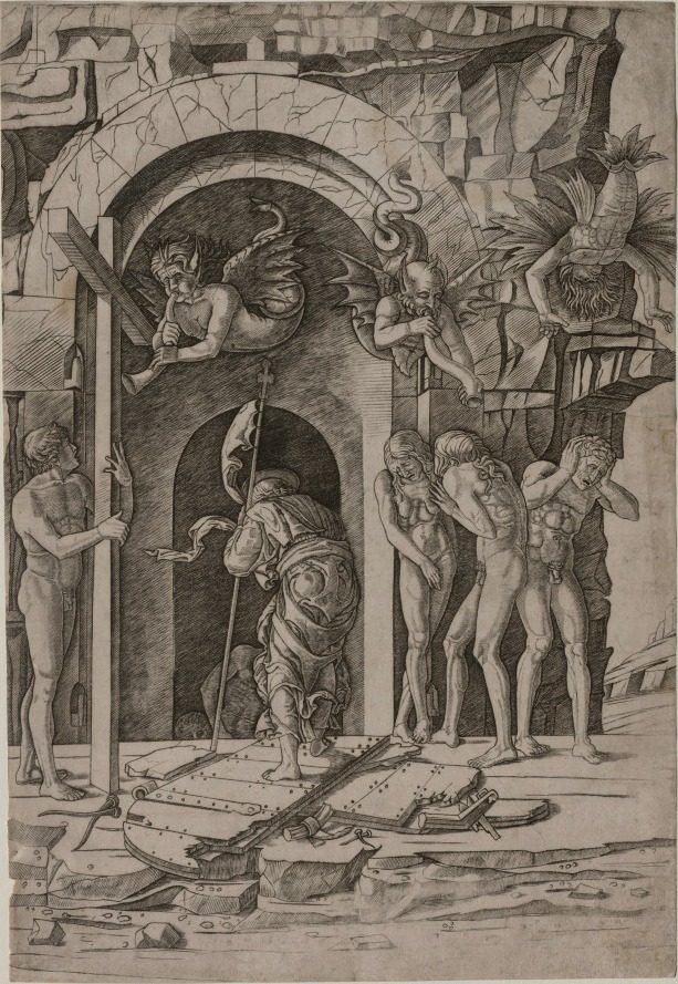 Descent into Limbo by Giovanni Antonio da Brescia (Italian)