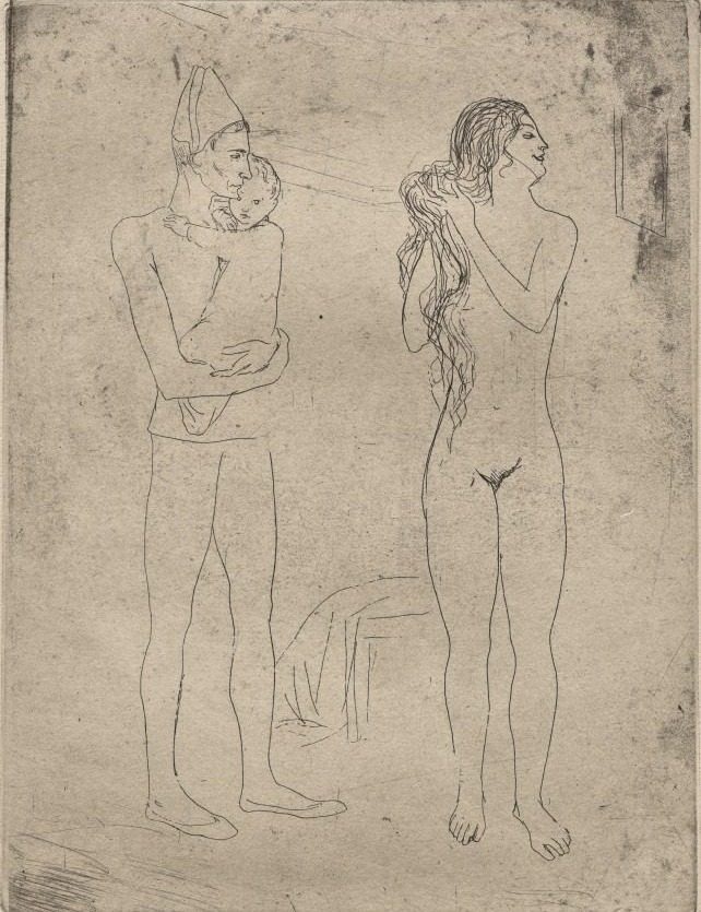 The Mother at Her Toilette by Pablo Picasso (Spanish, 1881–1973)