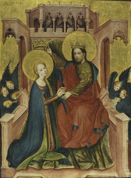 Coronation of the Virgin by Master of the Fröndenberg Altarpiece (German)