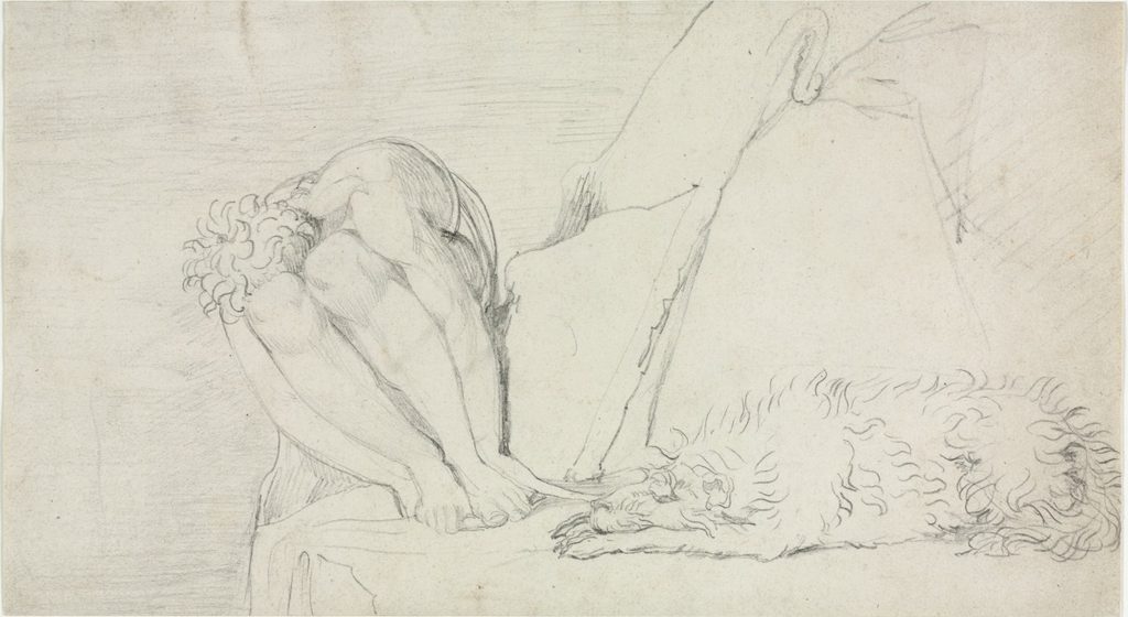 Sketch for "The Thought of Death alone, the Fear Destroys" by William Blake (British, 1757–1827)