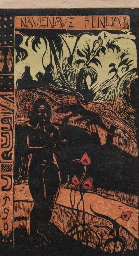 Nave Nave Fenua (Fragrant Isle) by Paul Gauguin (French, 1848–1903)