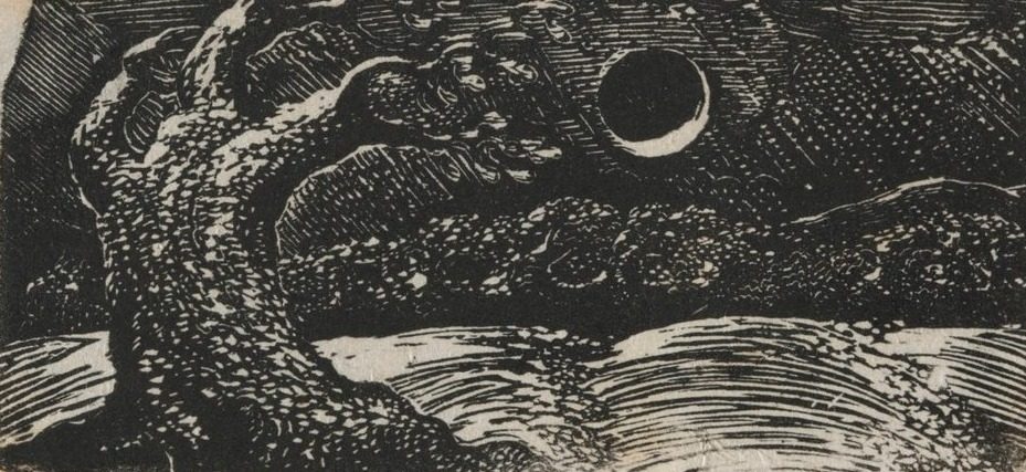 The Pastorals of Virgil, Eclogue I:  The Blasted Tree by William Blake (British, 1757–1827)