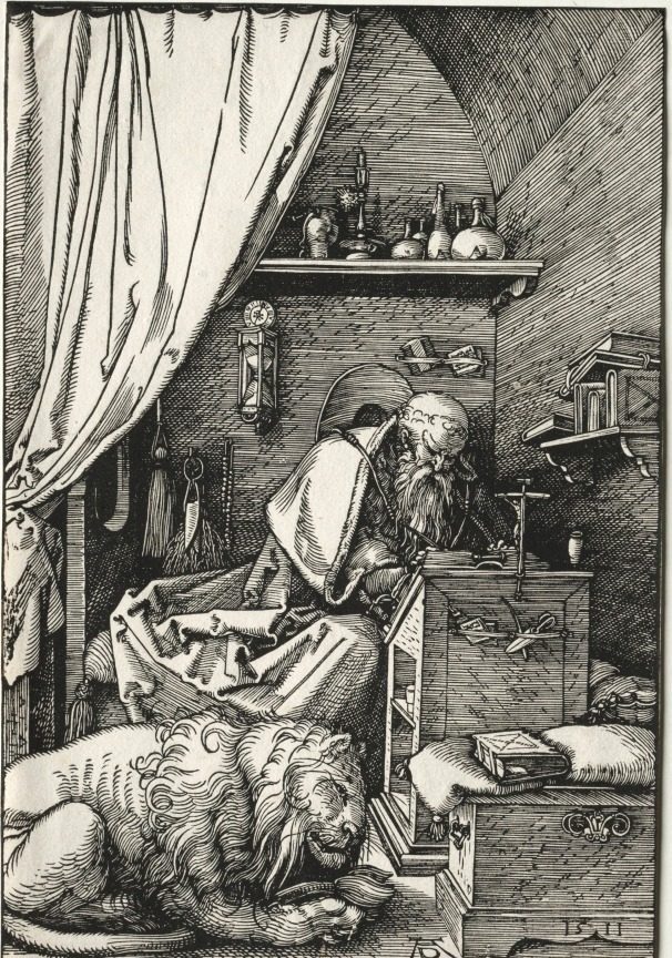 St. Jerome in His Cell by Albrecht Dürer (German, 1471–1528)
