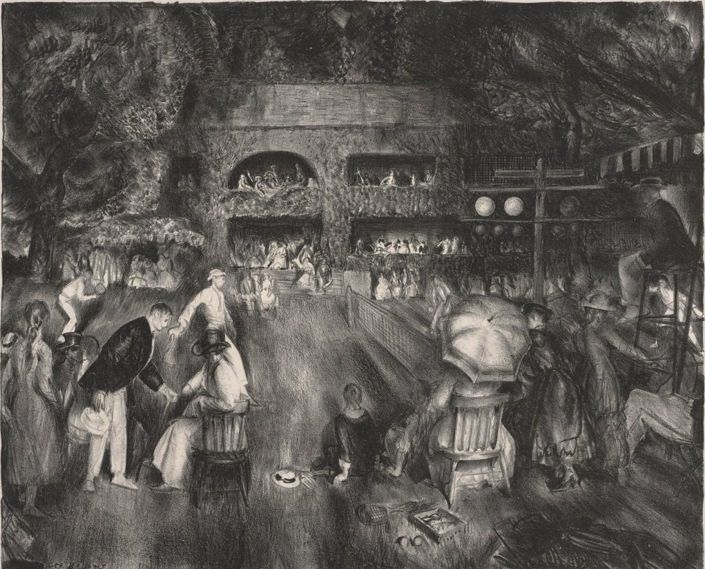 The Tournament by George Bellows (American, 1882–1925)