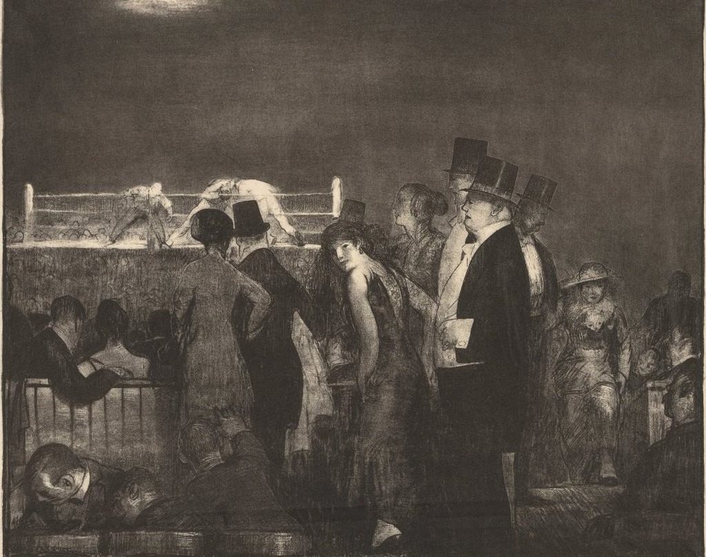 Preliminaries by George Bellows (American, 1882–1925)
