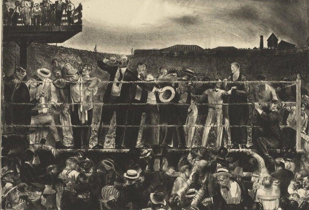 Introducing Georges Carpentier by George Bellows (American, 1882–1925)