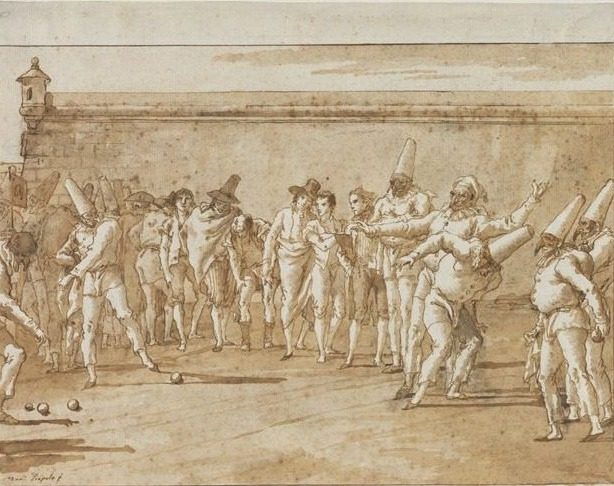 The Game of Bowls by Giovanni Domenico Tiepolo (Italian, 1727–1804)