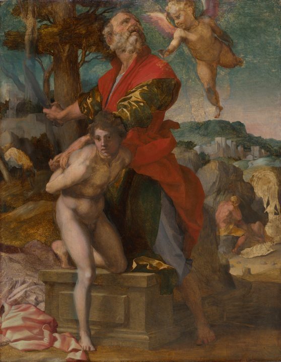 The Sacrifice of Isaac by Andrea del Sarto (Italian, 1486–1530)