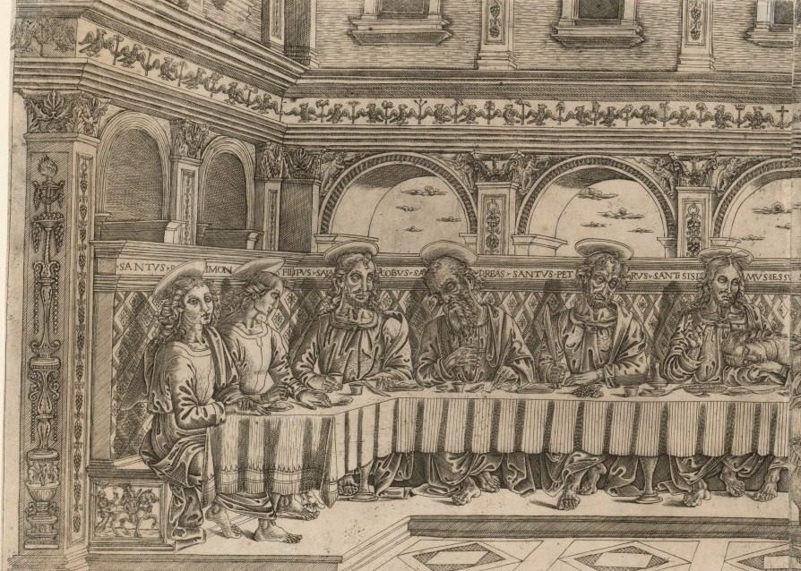 The Last Supper by Lucantonio degli Uberti (Italian)