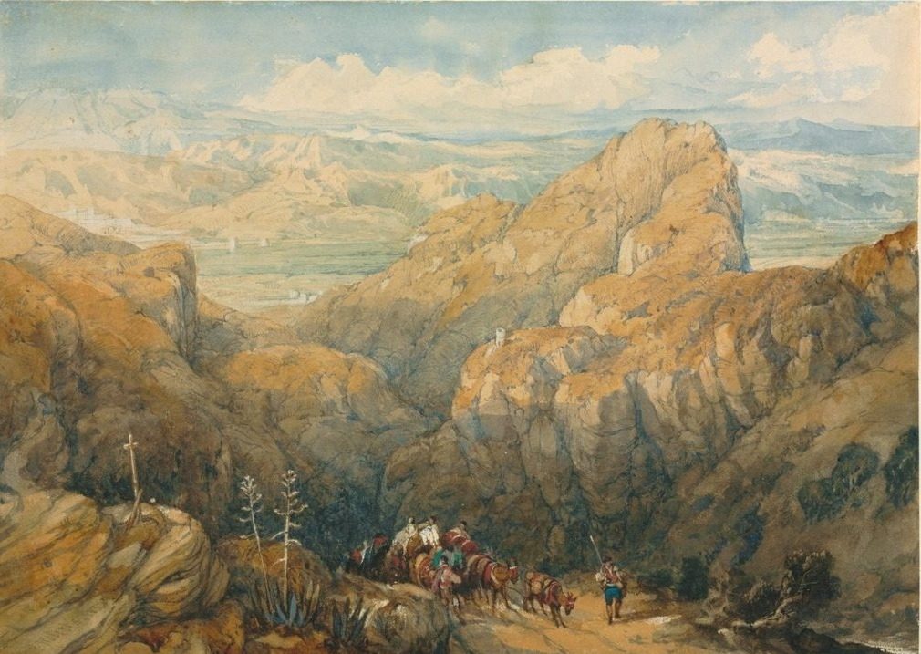 Descent into the Plain of Granada by David Roberts (Scottish, 1796–1864)