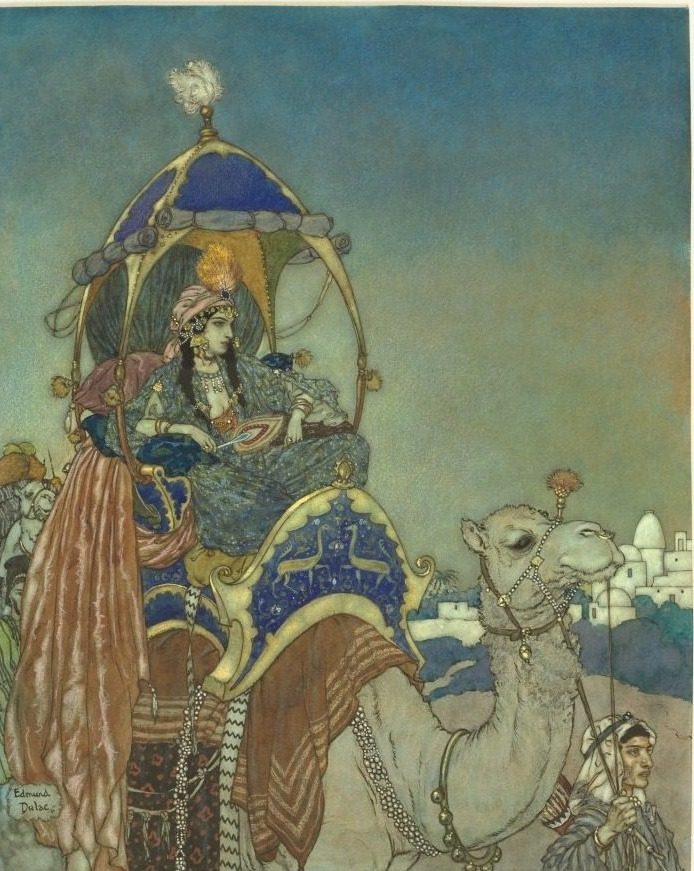 The Queen of Sheba by Edmund Dulac (British, 1882–1953)