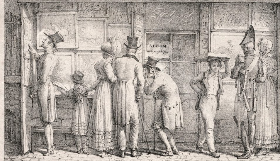 Delpech Lithographic Print Shop by Carle Vernet (French, 1758–1836)