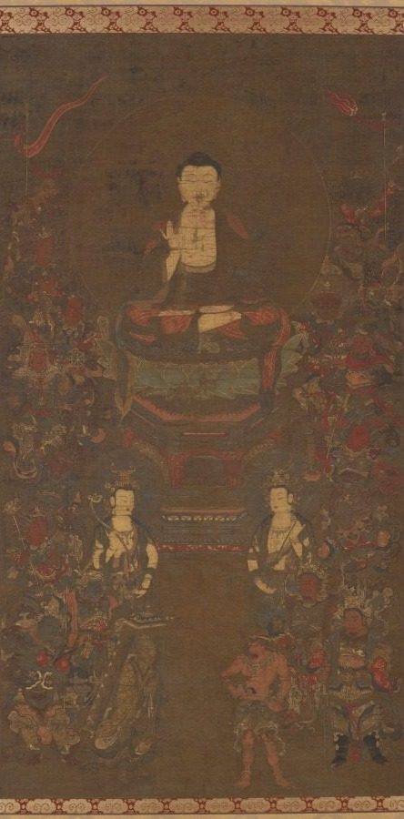 Shakyamuni with the Sixteen Benevolent Deities