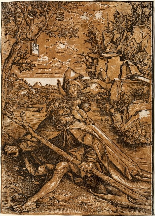 Saint Christopher by Lucas Cranach (German, 1472–1553)