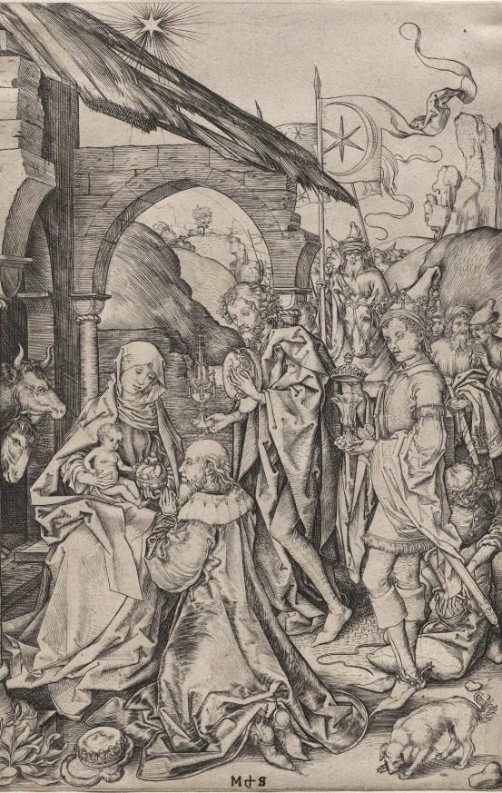 Adoration of the Magi by Martin Schongauer (German, c. 1450–1491)
