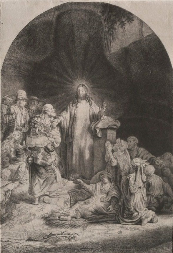 The Hundred Guilder Print, central section by Rembrandt van Rijn (Dutch, 1606–1669)