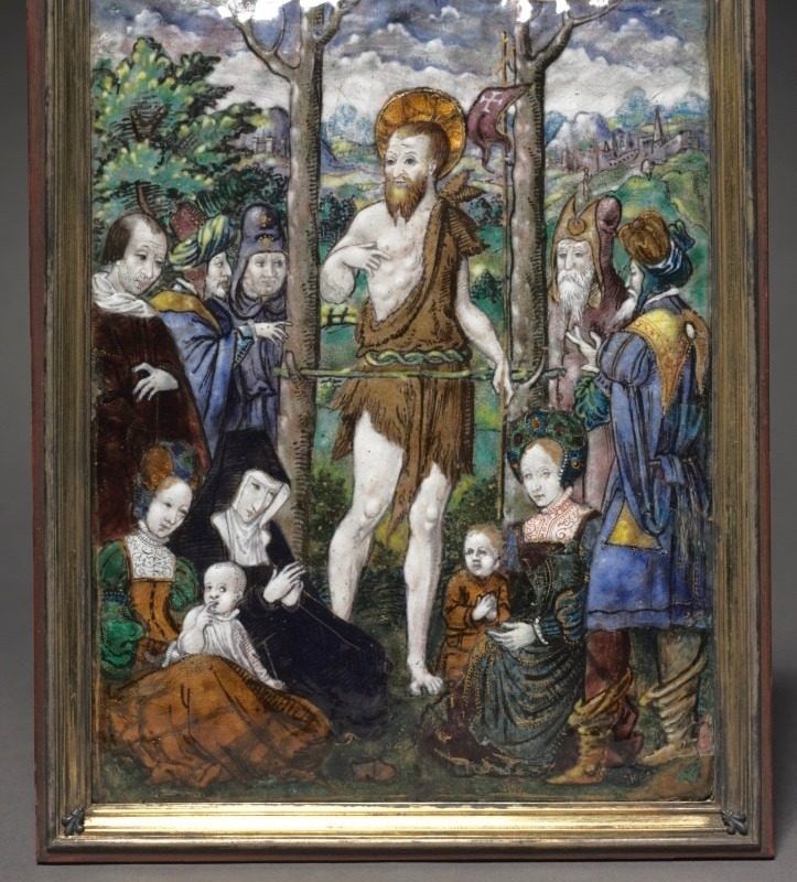 Preachment by Léonard Limousin (French, c. 1505–1577)
