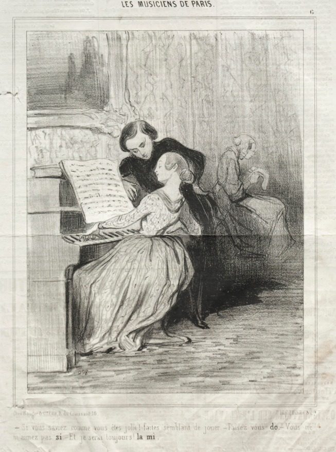 If you knew how pretty you are! by Honoré Daumier (French, 1808–1879)