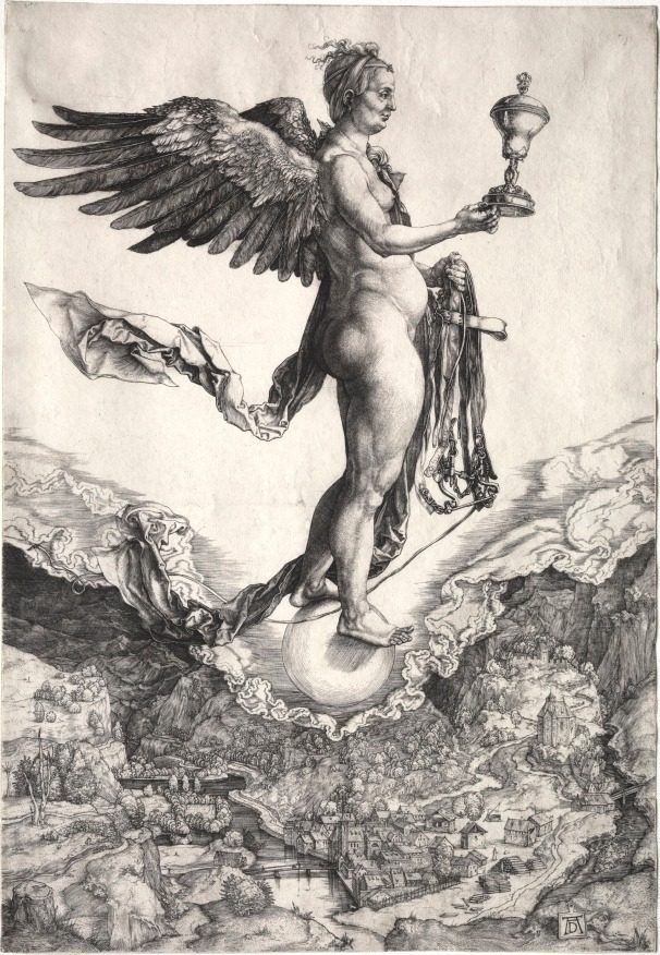 Nemesis by Albrecht Dürer (German, 1471–1528)