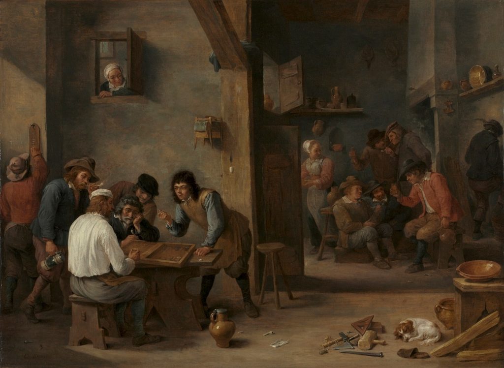 Game of Backgammon by David Teniers (Flemish, 1610–1690)
