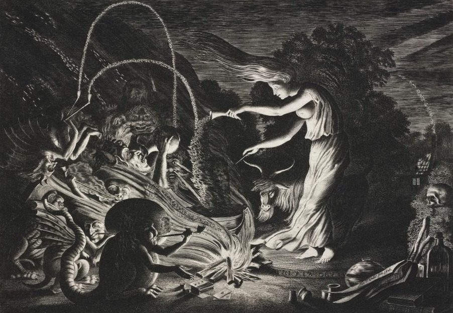 The Witch (Night Piece) by Jan van de Velde II (Dutch, c. 1593–1641)