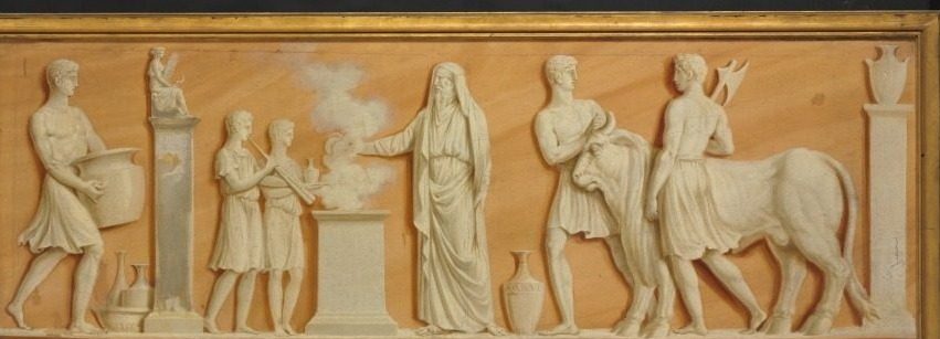 Overdoor Painting and Double-Leaf Doors by Pierre Rousseau (French, 1751–1829)