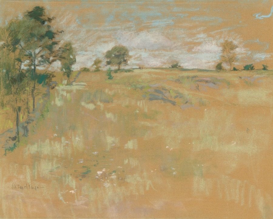 Pastures, Branchville, Connecticut by John Henry Twachtman (American, 1853–1902)
