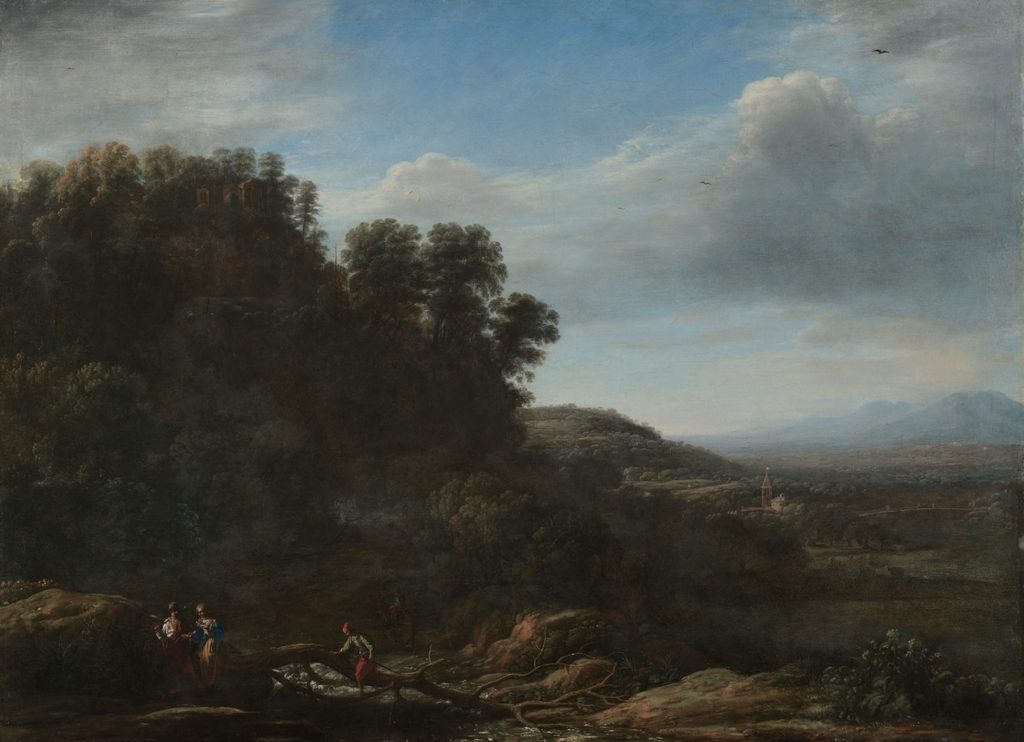 Italian Landscape by Claude Lorrain (French, 1604–1682)