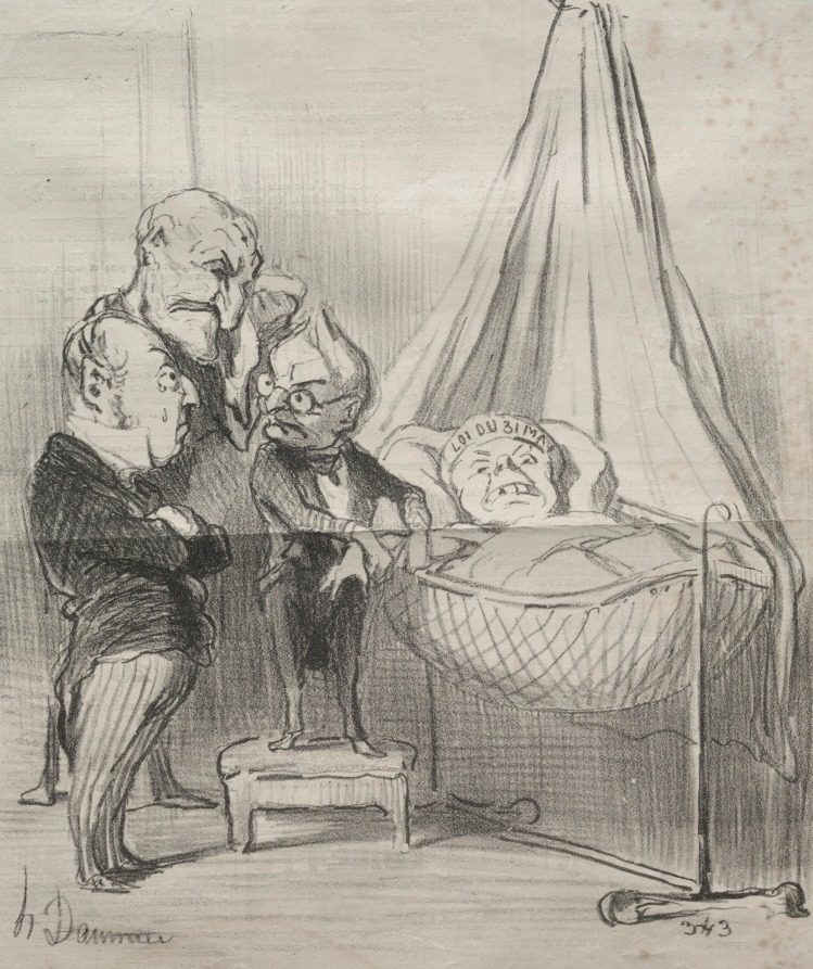 No doubt, she is very ill!... by Honoré Daumier (French, 1808–1879)