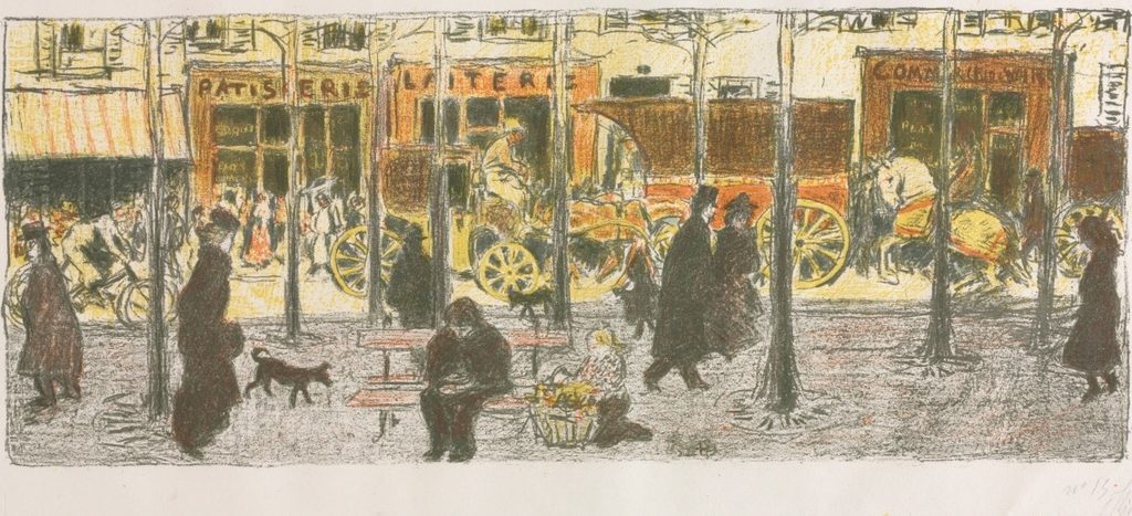 Boulevard by Pierre Bonnard (French, 1867–1947)