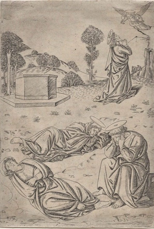 Agony in the Garden by Francesco Rosselli (Italian, 1448-about 1513)
