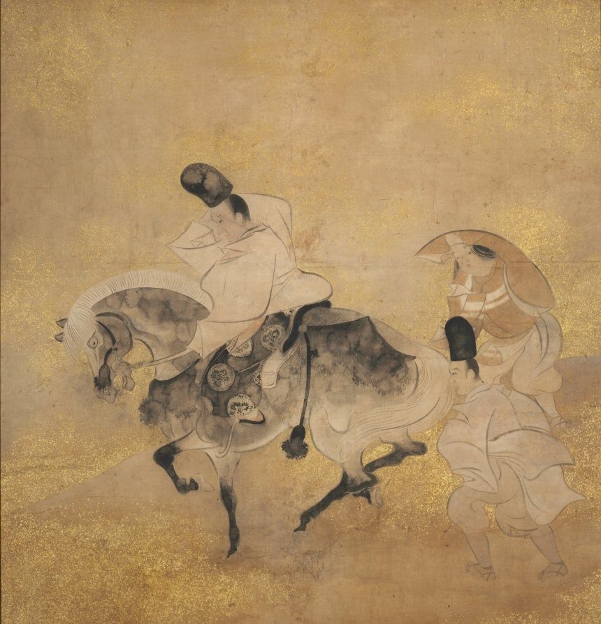 Crossing at Sano by Tawaraya Sōtatsu (Japanese, c. 1570–c. 1640)