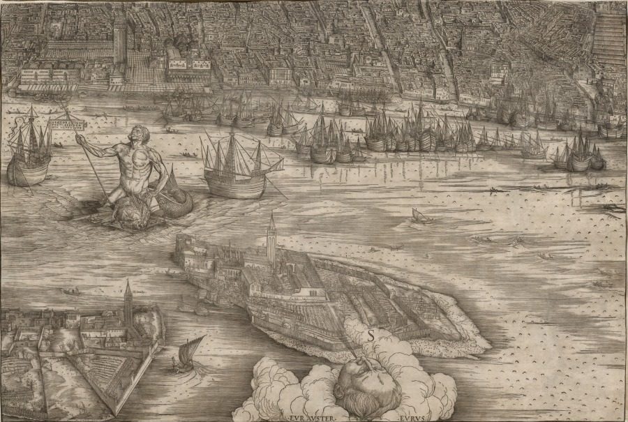 View of Venice by Jacopo de' Barbari (Italian, c. 1460/70–c. 1516)