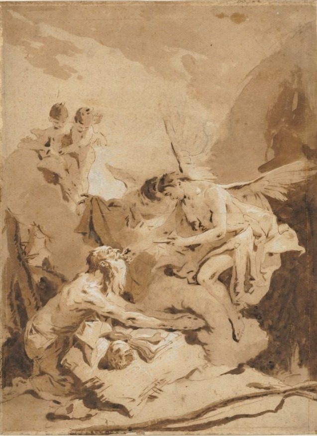 The Last Communion of St. Jerome by Giovanni Battista Tiepolo (Italian, 1696–1770)