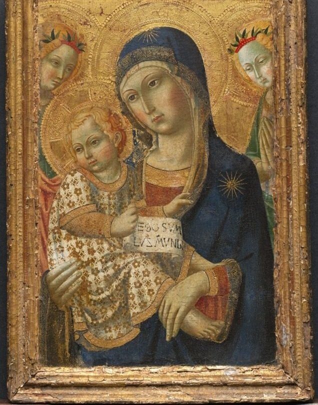 Virgin and Child Enthroned