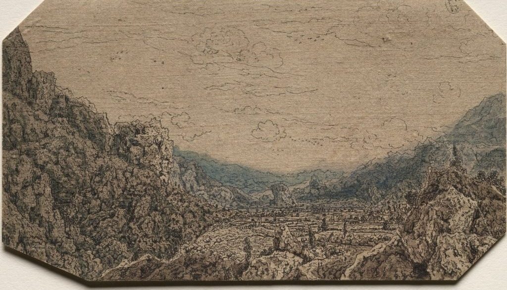 Enclosed Valley by Hercules Seghers (Dutch, 1589/90–c. 1638)