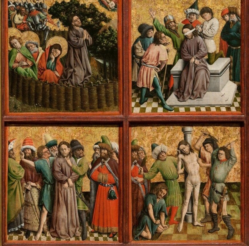 Altarpiece with The Passion of Christ by Master of the Schlägl Altarpiece (German)